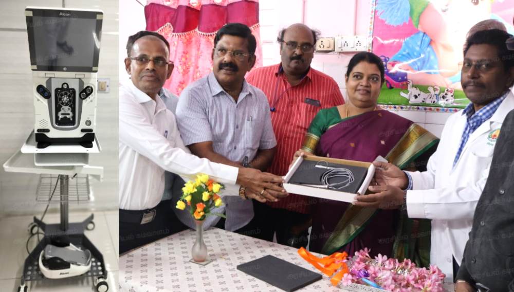 தூத்துக்குடி அரசு மருத்துவமனையில் தனியார் மருத்துவமனைக்கு ஈடாக அதிநவீன லேசர் கண் அறுவை சிகிச்சை இயந்திரம்
