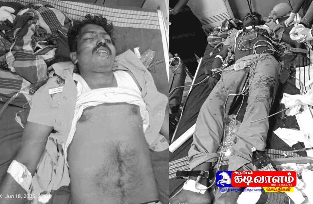 தூத்துக்குடி வல்லநாடு ஆற்றுப் பாலத்தில் இருந்து தவறி விழுந்து போலீஸ்காரர் பலி   பாலத்தில் நடந்த விபத்தை சரி செய்து கொண்டிருந்தபோது பரிதாபம்.! 