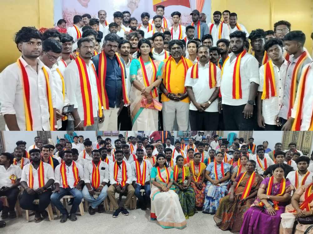 மாற்றுக் கட்சியை சேர்ந்த 200க்கும் மேற்பட்டோர் தவெகவில் இணைந்தனர் - தூத்துக்குடி அஜிதா முன்னிலையில் வெற்றி பெற உறுதிமொழி ஏற்பு.!.