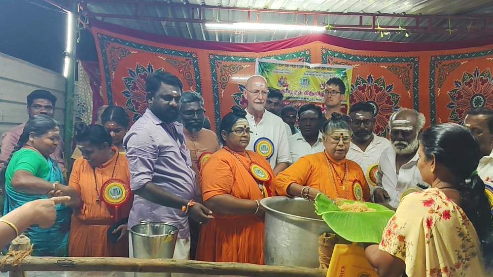 தைப்பூச திருவிழாவை முன்னிட்டு அனைத்திந்திய இந்து திருக்கோயில்கள் பாதுகாப்பு சங்கத்தின் சார்பாக மாபெரும் அன்னதான விழா