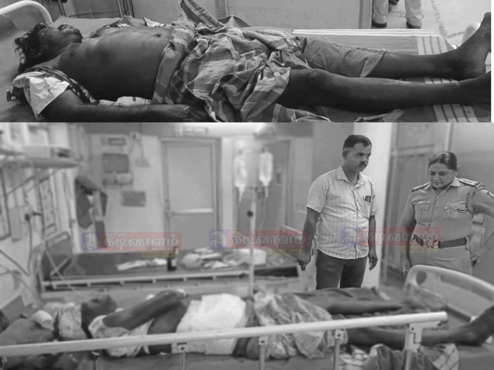 கோவில்பட்டி அருகே கூலி தொழிலாளி வெட்டிப் படுகொலை -  படுகாயத்துடன் மற்றொருவர் மருத்துவமனையில் அனுமதி 
